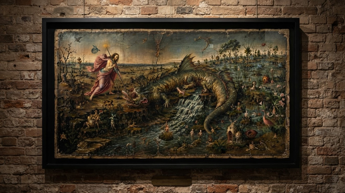 Dragon d'apres Jerome Bosch