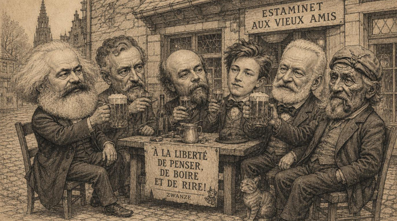 Victor Hugo, Auguste Rodin Karl Marx_marx Rimbaud et Verlaine